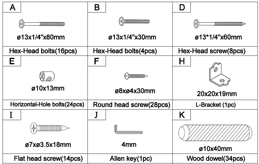 GODEER LT000504LXLAAE Gray Twin Size Loft Bed FIG (7)