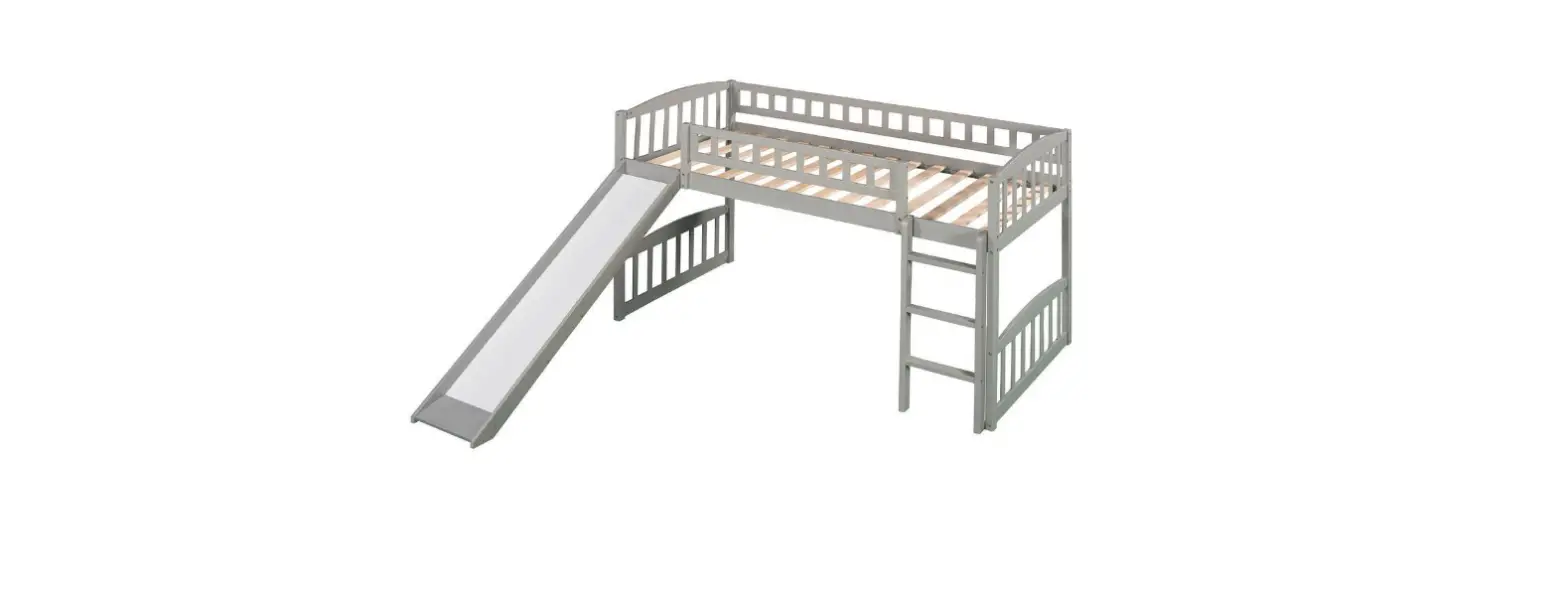 Godeer Lt000504lxlaae Gray Twin Size Loft Bed Instruction Manual