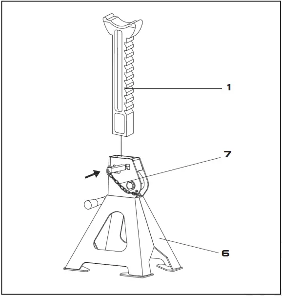 BORMANN BWR5023 Tripod Support 3ton - Figure 3