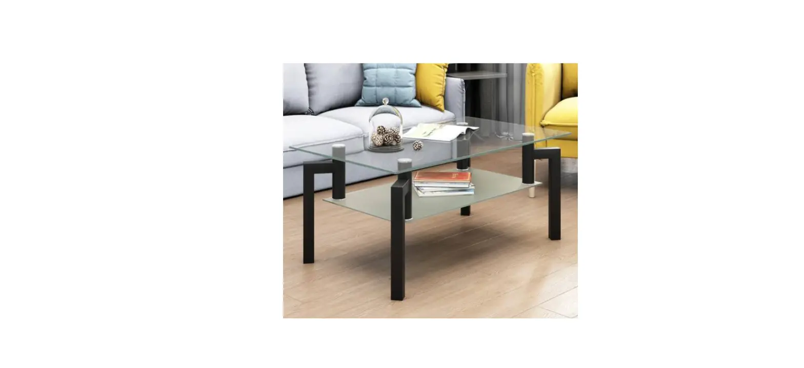 The Home Depot D01-ct004 39.1 Inch Black Rectangle Glass Coffee Table With Storage User Manual The Home Depot D01-ct004 39.1 Inch Black Rectangle Glass Coffee Table With Storage User Manual