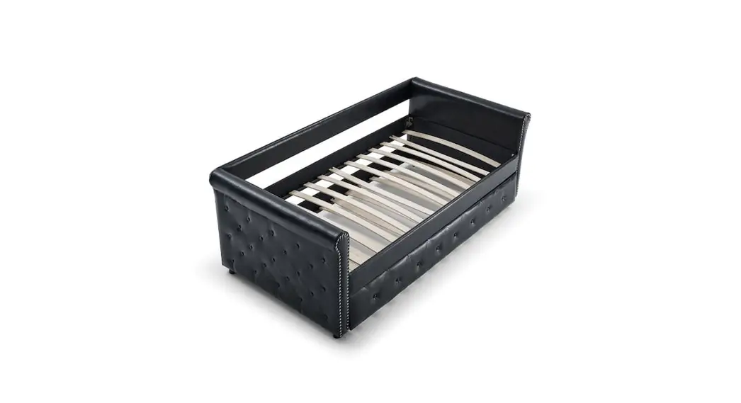 Godeer W487s00065lxl Black Twin Size Daybed With Trundle Upholstered Tufted Sofa Bed Instruction Manual Godeer W487s00065lxl Black Twin Size Daybed With Trundle Upholstered Tufted Sofa Bed Instruction Manual