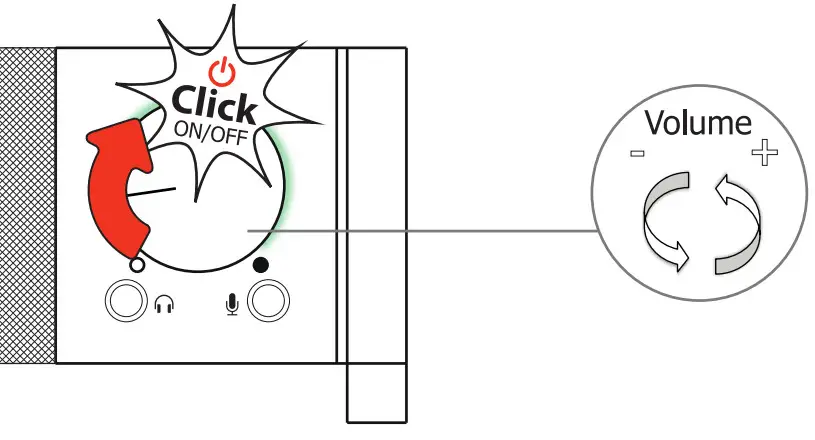 Trust Sound Bar - volime control