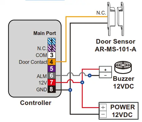 SOYAL AR MS 101 A Door Sensor - SOYAL AR MS 101 A Door Sensor