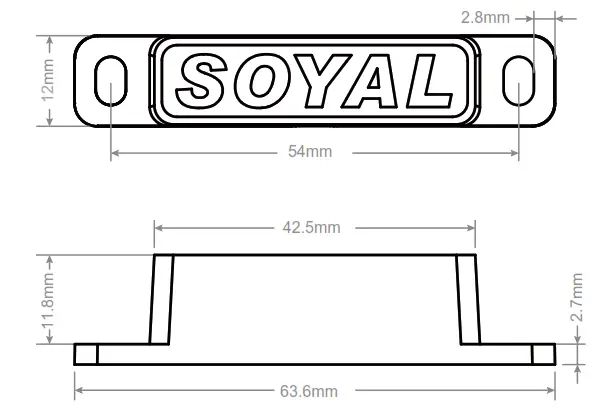 SOYAL AR MS 101 A Door Sensor - SOYAL F