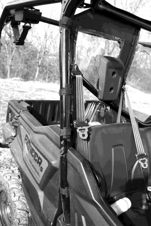 FALCON RIDGE HO 10002 RW01 Honda Pioneer 1000 2 Soft Rear Window - Velcro strips 1