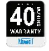 40-month manufacturer's warranty icon