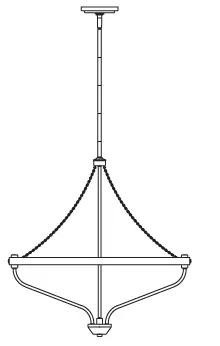 Hunter-19795 Merlin-Seven-Light-Chandelier-01