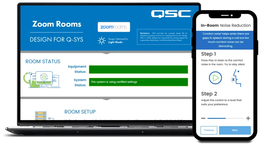Q-SYS Zoom Rooms Audio and Video fig 3