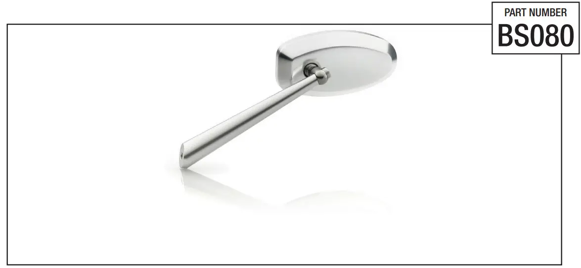 rizoma BS080 Rearview Mirror - Figure 1