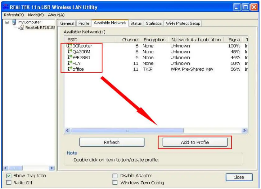 DIGITUS DN-70543 Wireless 300n Usb 2.0 Internet Adapter User Manual - Please wait for a while, and all wireless access points which can be reached