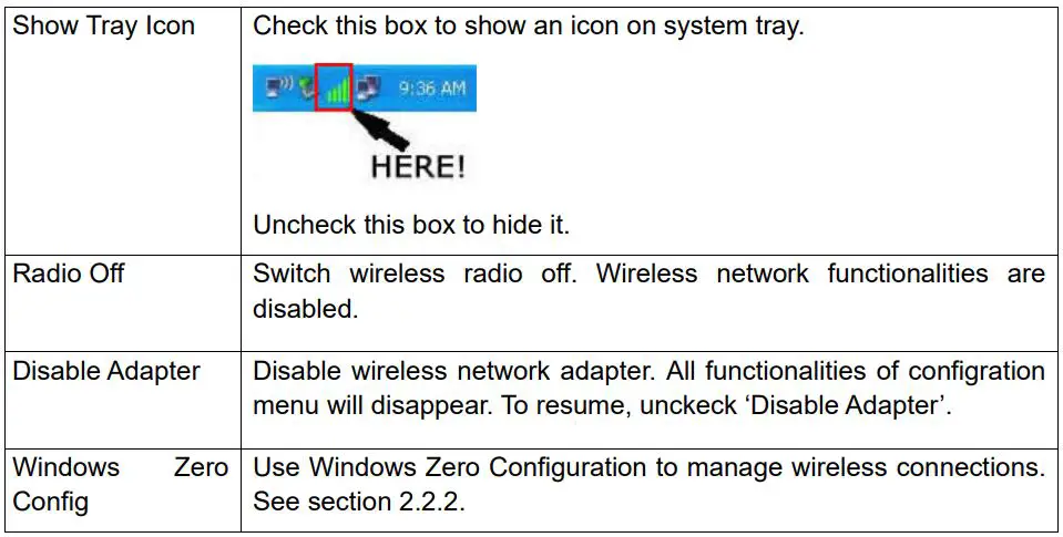 DIGITUS DN-70543 Wireless 300n Usb 2.0 Internet Adapter User Manual - The descriptions of these function are listed as follow