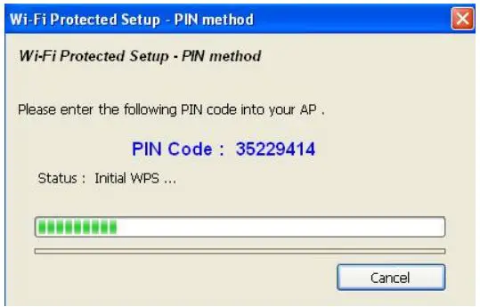 DIGITUS DN-70543 Wireless 300n Usb 2.0 Internet Adapter User Manual - To stop this procedure before connection is established