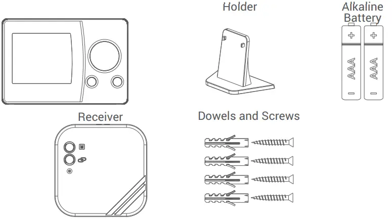 GENERAL LIFE Senna 330S RF Wireless Room Thermostat -