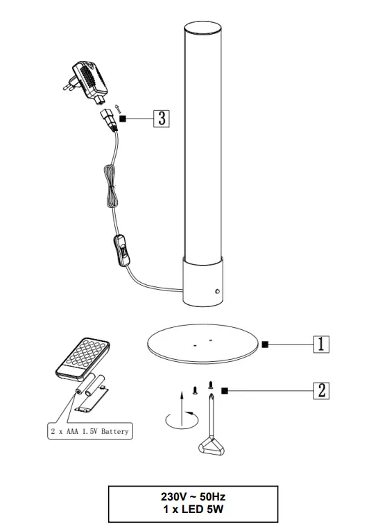 RL LEIA R52571100 Table Lamp 1