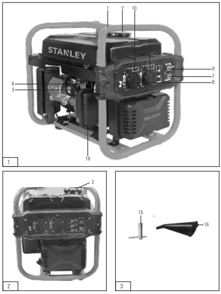 STANLEY SIG 2000 1 Inverter Generator - fig