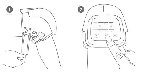 Coopers H600 WH Knee Massager -Instructions