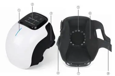 Coopers H600 WH Knee Massager -Structure