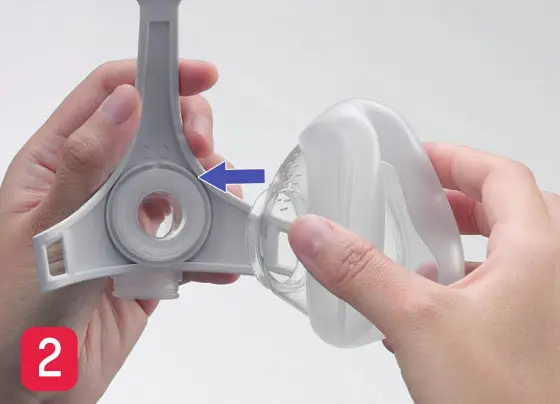 APEX WiZARD 320 Full Face Mask - Assemble 2