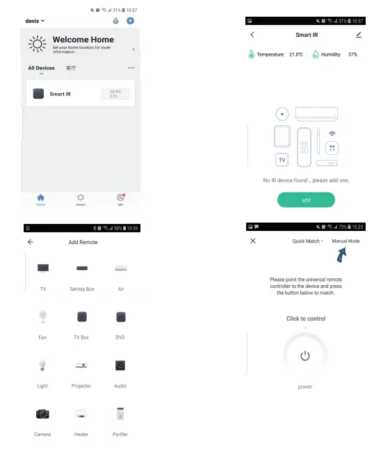 tuya Smart IR Remote Control with Temperature & Humidity Sensor - Fig 10