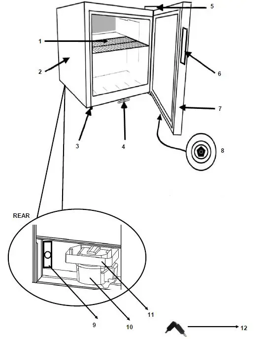 Whynter BR Series Beverage Refrigerators with Lock-1
