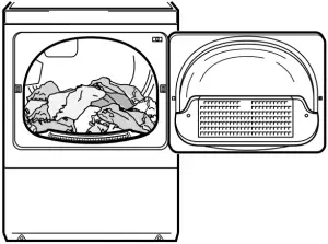 Cylinder with wet linens and cottons - D665I_SVG