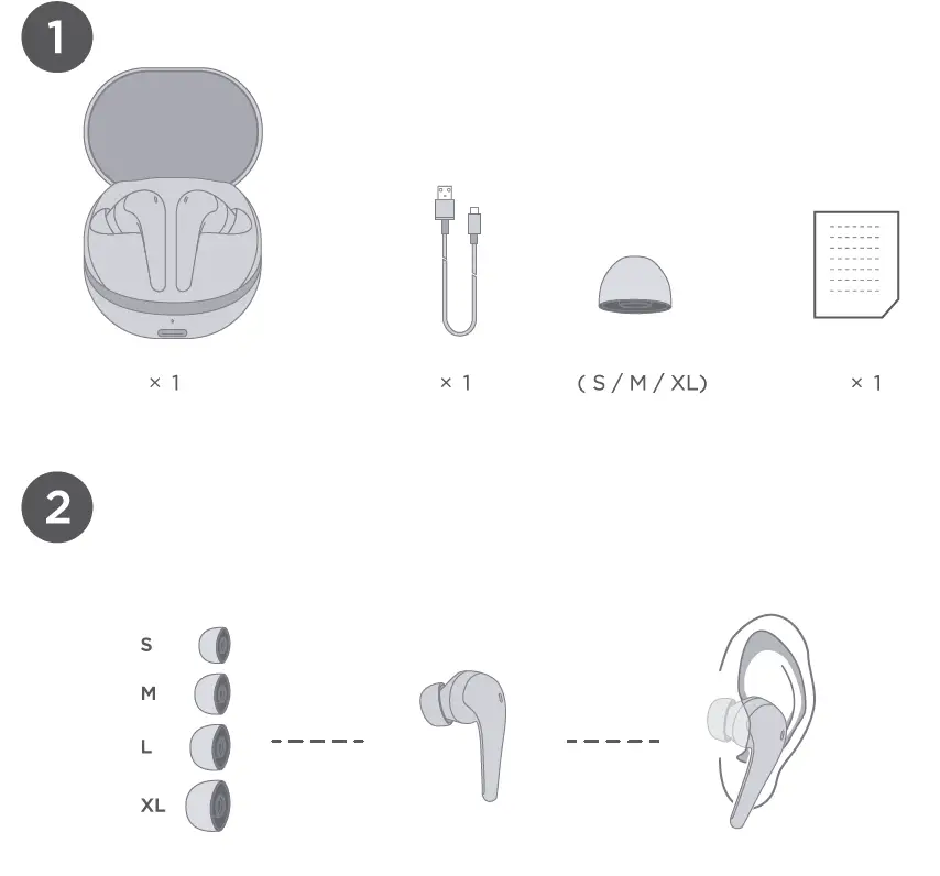 1MORE ES903 Aero Spatial Audio Noise Cancelling Earphone 1