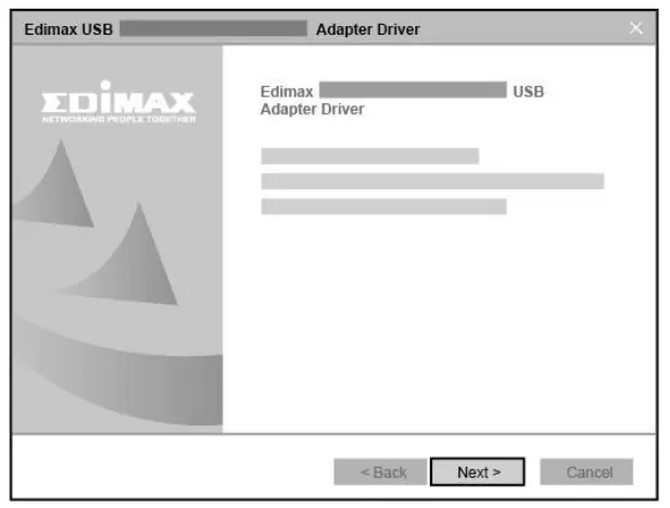 EDIMAX EW-7833AXP Dual Band 802.11ax and Bluetooth - downloaded file and run