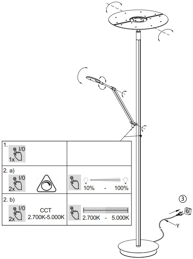 Paul Neuhaus 678 LED Uplighter - FIGURE 3
