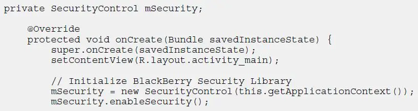 BlackBerry AppSecure SDK-5