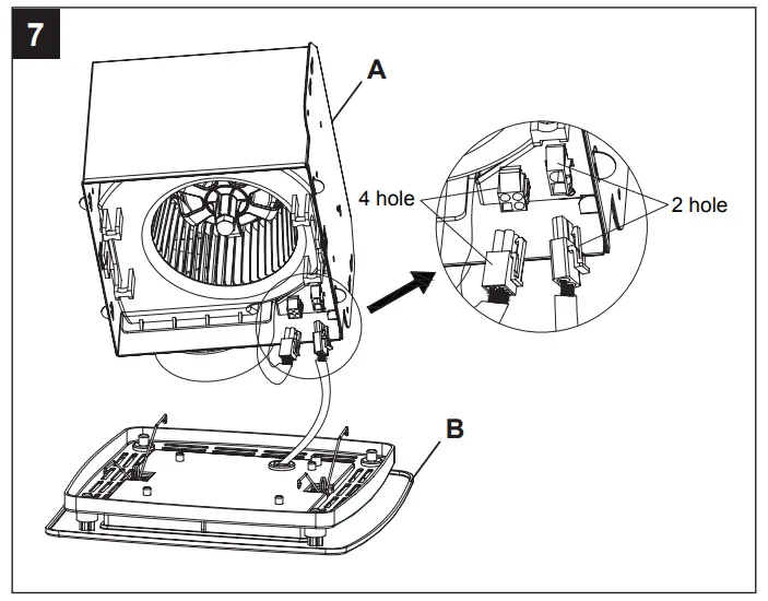 UTILITECH 7105-08-L 3 In 1 Decorative Ventilation Fan with LED Light - fig 14