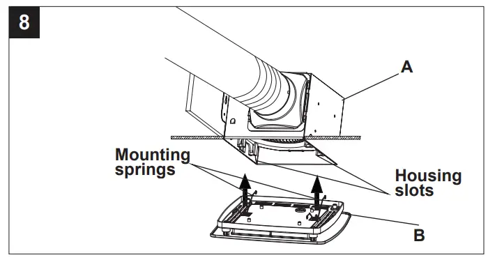 UTILITECH 7105-08-L 3 In 1 Decorative Ventilation Fan with LED Light - fig 15