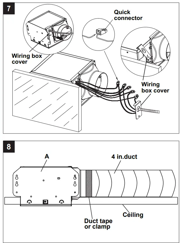 UTILITECH 7105-08-L 3 In 1 Decorative Ventilation Fan with LED Light - fig 21