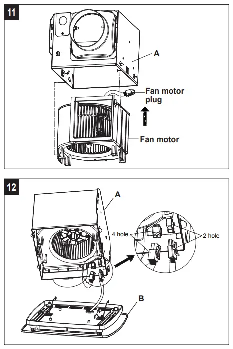 UTILITECH 7105-08-L 3 In 1 Decorative Ventilation Fan with LED Light - fig 23