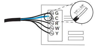Honeywell T9 Smart Thermostat RCHT9610WFW2003 - C-terminal