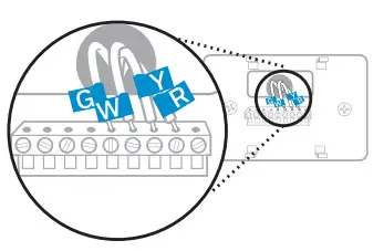 Honeywell T9 Smart Thermostat RCHT9610WFW2003 - Label the wires