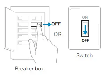 Honeywell T9 Smart Thermostat RCHT9610WFW2003 - Turn off power