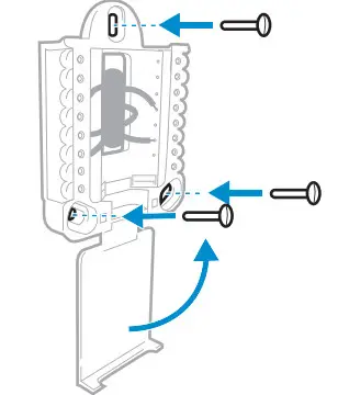 Honeywell T9 Smart Thermostat RCHT9610WFW2003 - door and mount