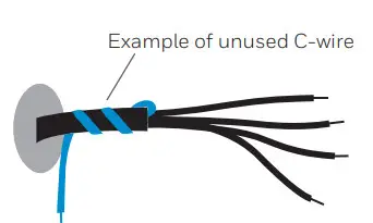 Honeywell T9 Smart Thermostat RCHT9610WFW2003 - unused wire