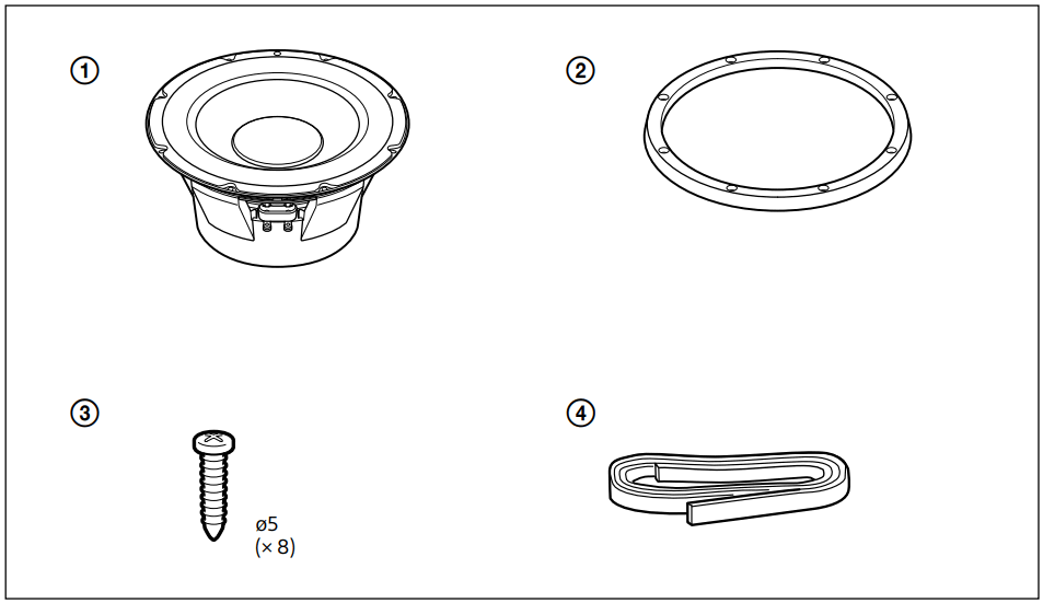 SONY XS W122ES Mobile ES MRC Honeycomb Subwoofer - FIGURE 2