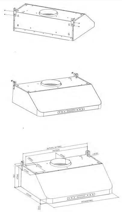 KUCHT KRH301A Under Cabinet Range Hood - 1