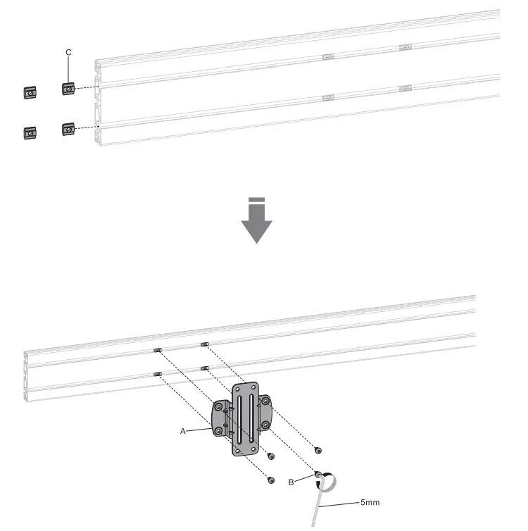 HAGOR-3213-Rail-Adapter-for-Wall-Mounting-2