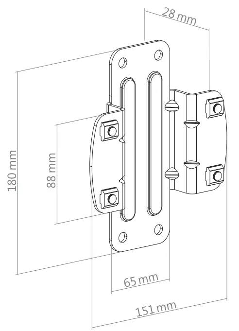 HAGOR-3213-Rail-Adapter-for-Wall-Mounting-5
