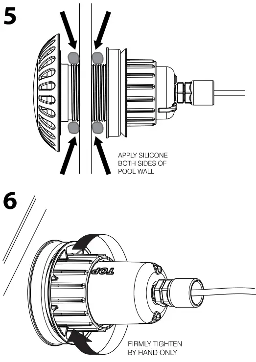 Spa Electrics EMF L12 K1 CW4 Ultra Compact Niche Light 6