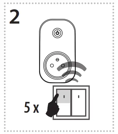 inELS RFSC-61N Switching Socket-Plug - 20
