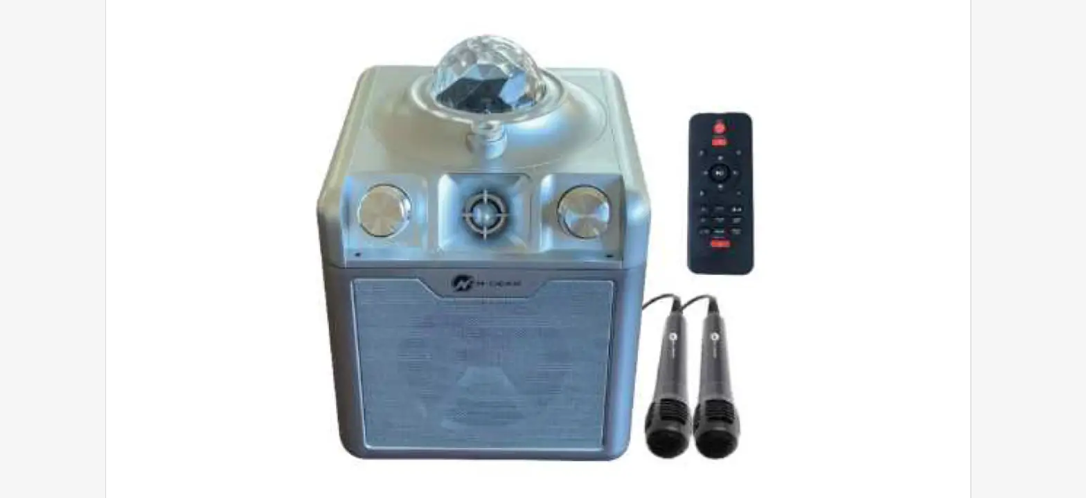 N-gear Disco Star 710 Zilver Wireless Bluetooth Party Speaker User Manual