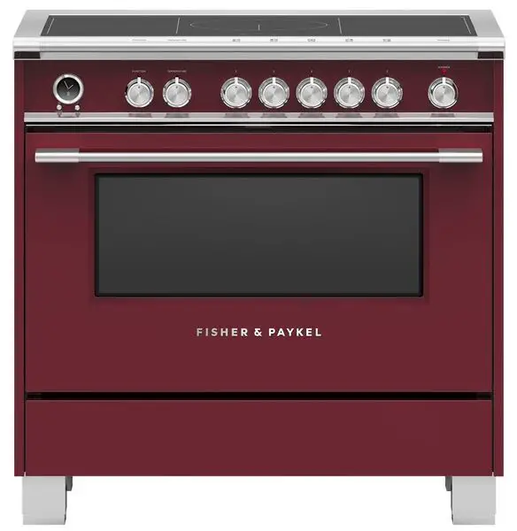 FISHER PAYKEL OR36SCI6R1 36 Inch 5 Zones Self Cleaning Induction Range with SmartZone