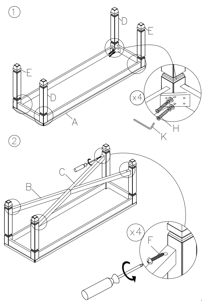 ASHLEY D647 00 Furniture Bolanburg Large Upholstered Bench-fig1