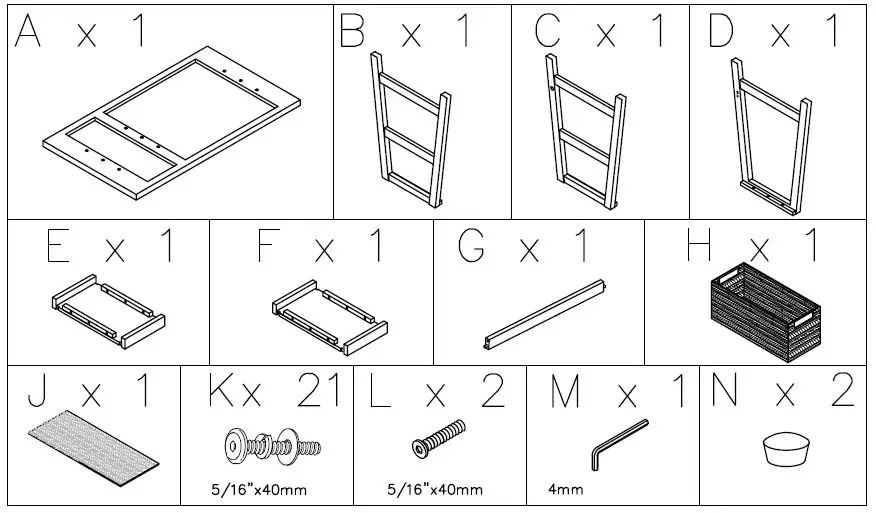 ASHLEY-H505-510-Mirimyn -White Home-Office Desk-1