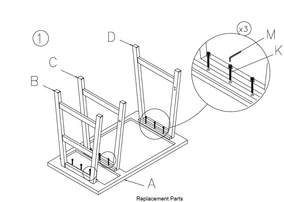 ASHLEY-H505-510-Mirimyn -White Home-Office Desk-2