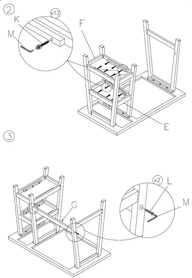 ASHLEY-H505-510-Mirimyn -White Home-Office Desk-3